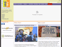 Tablet Screenshot of coloradohumanities.org